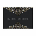 Ornate Radiance Greeting Card - Silver Lined White Envelope